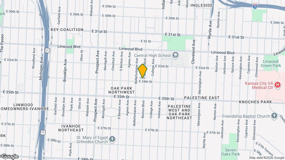 3346 Benton Blvd Map and Location Details