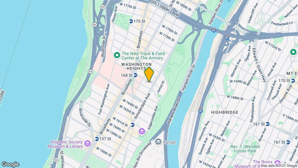502 W 168th St Map and Location Details