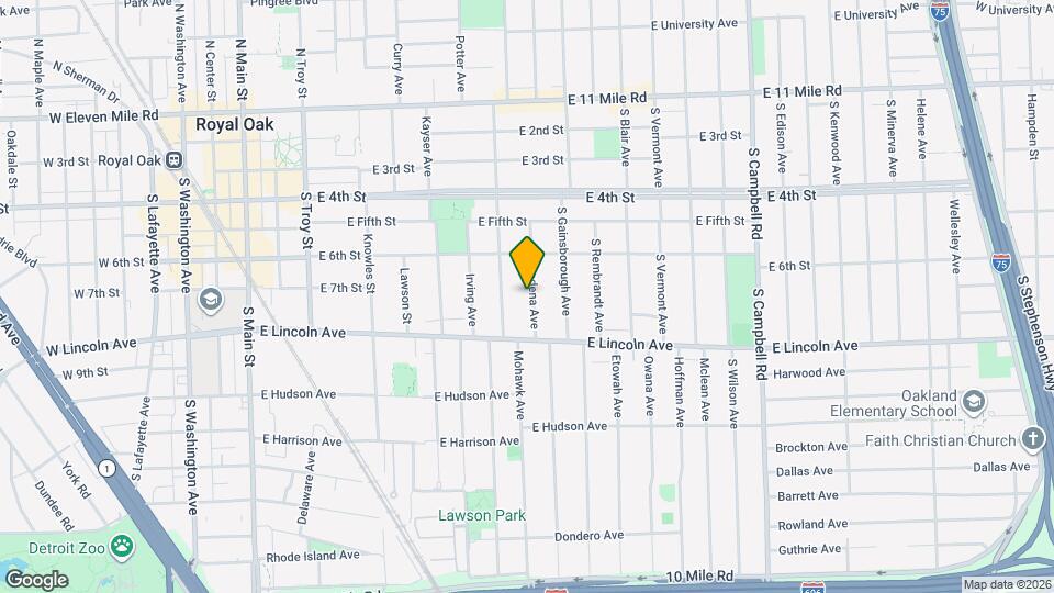 702 S Altadena Ave Mapa y Detalles de la Ubicación