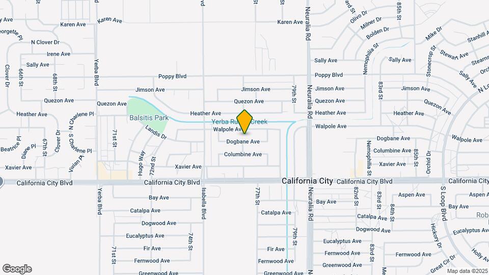 7661 Dogbane Ave Map and Location Details