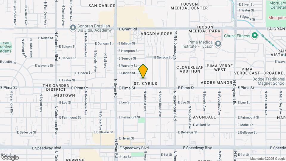 4861 E Lester Pl Map and Location Details