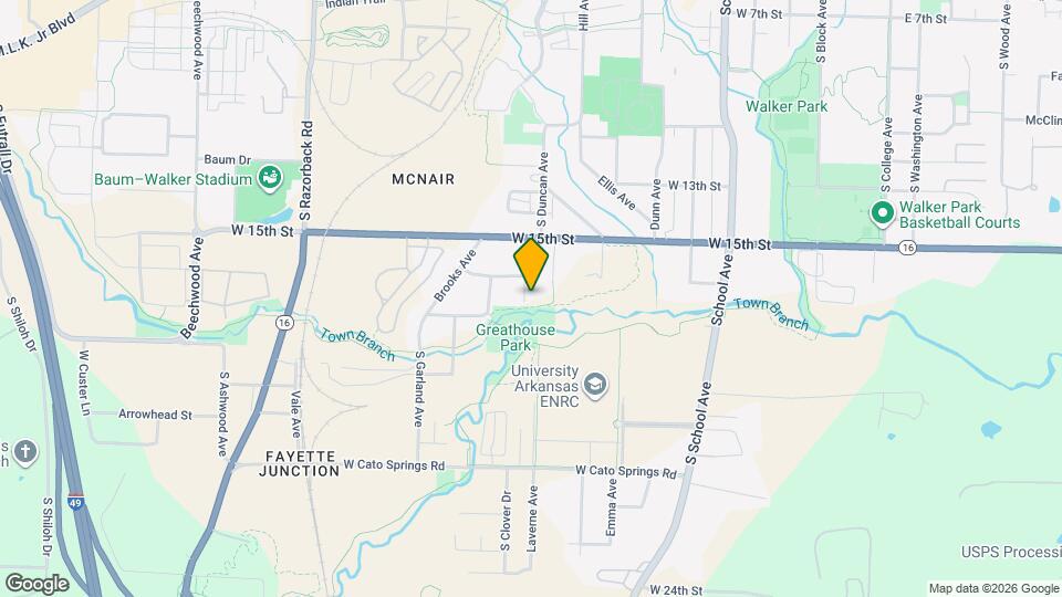 1642 S Duncan Ave Map and Location Details