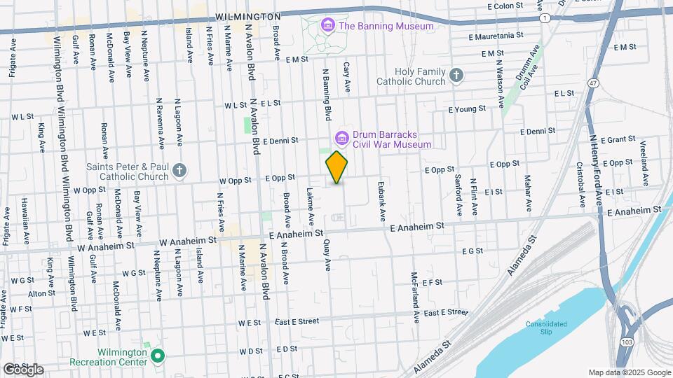 933 N Banning Blvd Map and Location Details