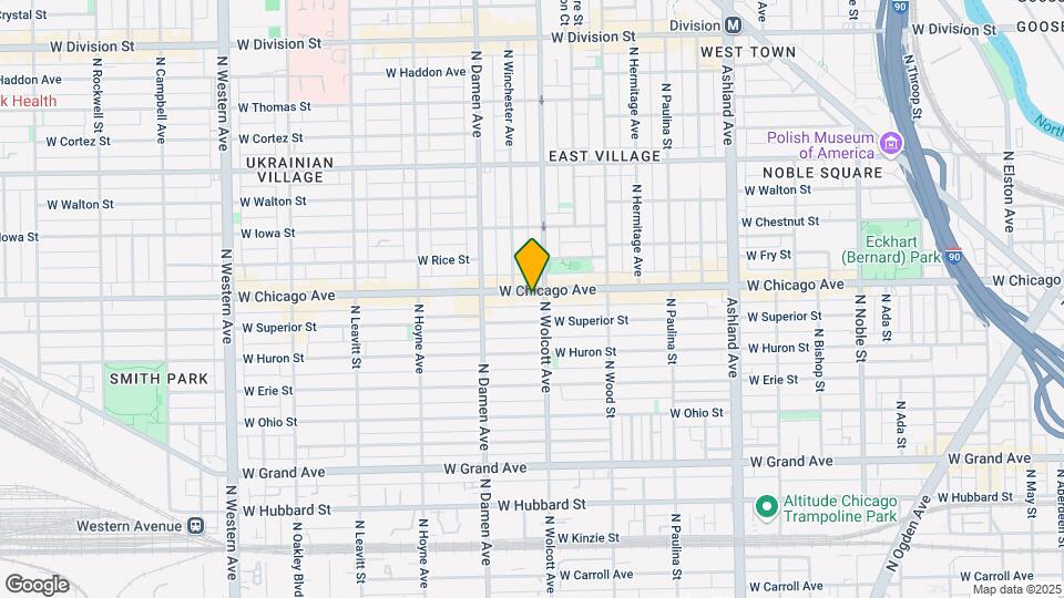 1911 W Chicago Ave Map and Location Details