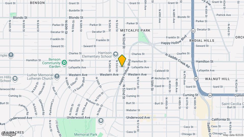 1220 N 52nd St Map and Location Details