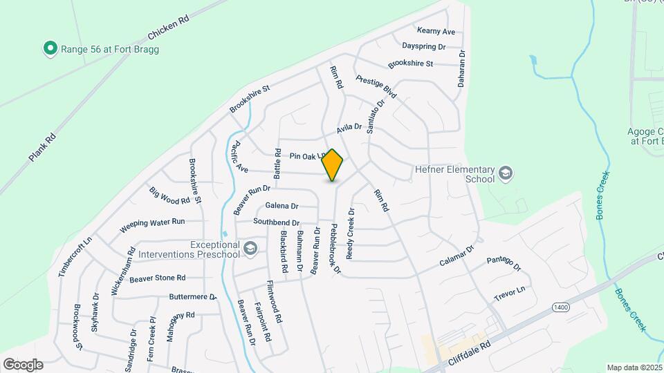 7345 Pebblebrook Dr Map and Location Details