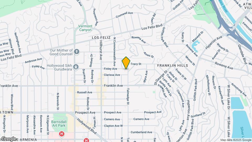 4310 Finley Ave Map and Location Details