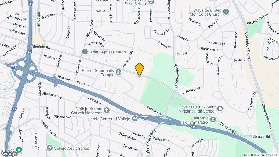 1165-1167 Benicia Rd Map and Location Details