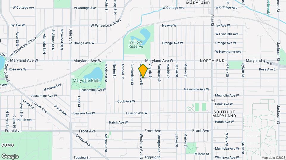 1140 Western Ave N Mapa y Detalles de la Ubicación