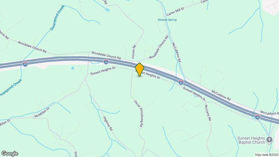 8010 Sunset Heights Dr Map and Location Details