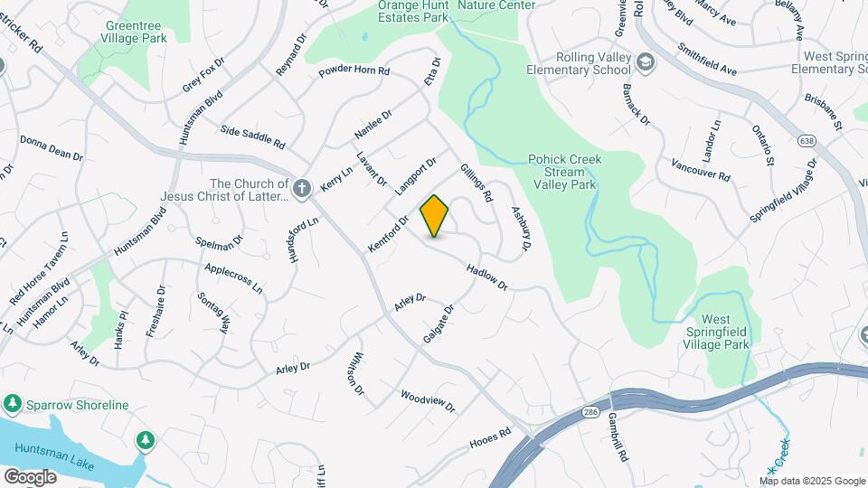 7012 Hadlow Dr Map and Location Details