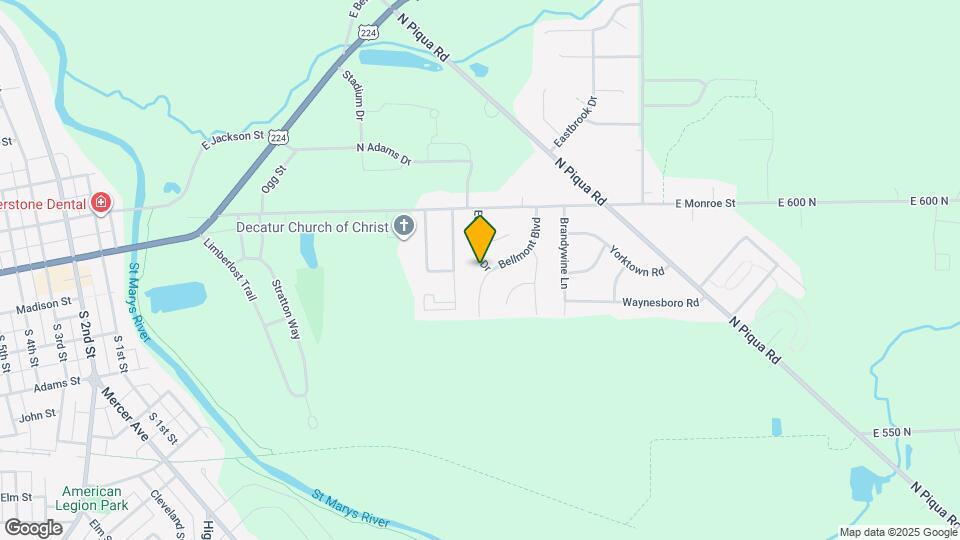 Belmont Estates Map and Location Details