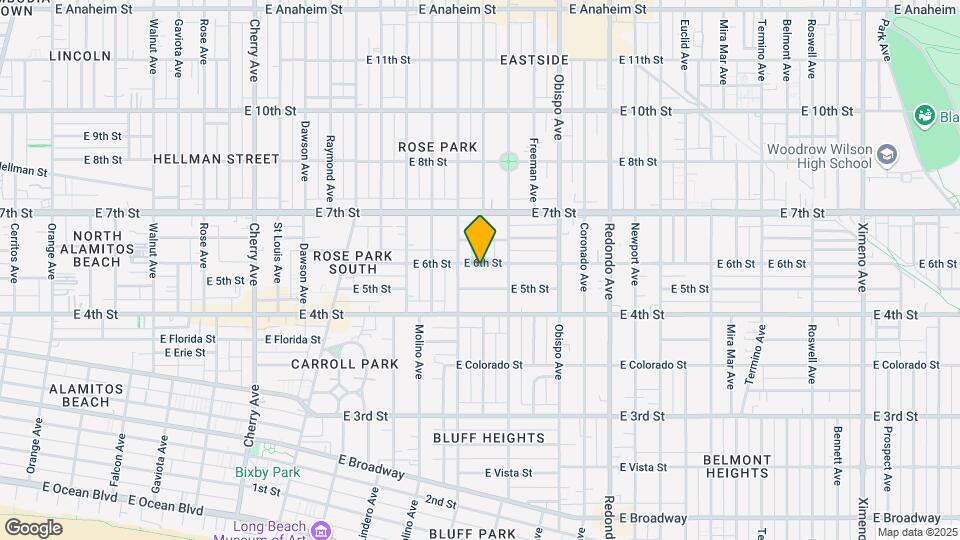 2840 E 6th St Map and Location Details