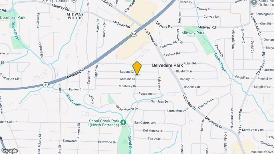 2968 Catalina Dr Map and Location Details