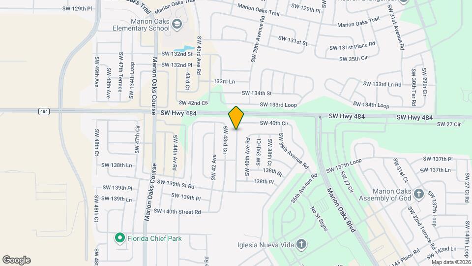 13709 SW 40th Cir Map and Location Details