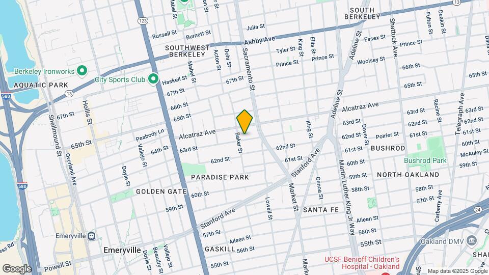974 63rd St, Unit B Map and Location Details