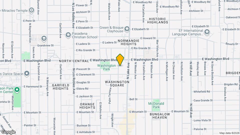 1278 N Hudson Ave Map and Location Details