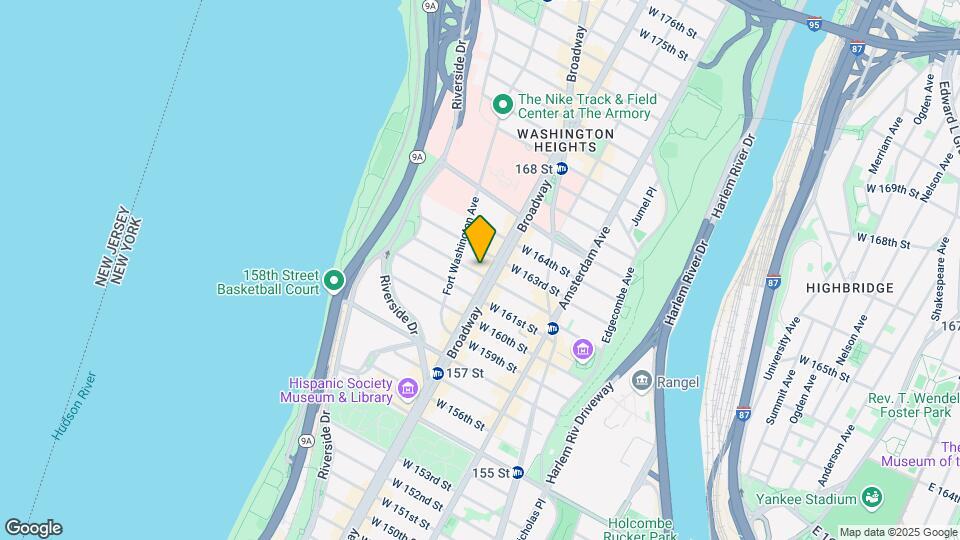 601 West 162nd Street Map and Location Details