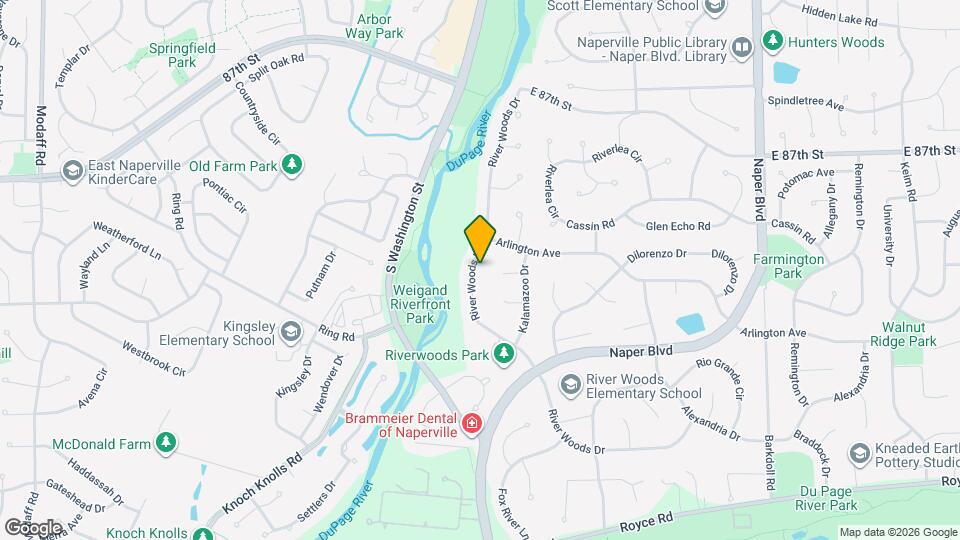 2318 River Woods Dr Map and Location Details