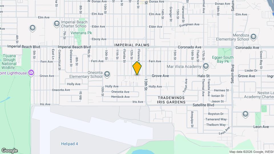 1223-1229 Grove Ave Map and Location Details