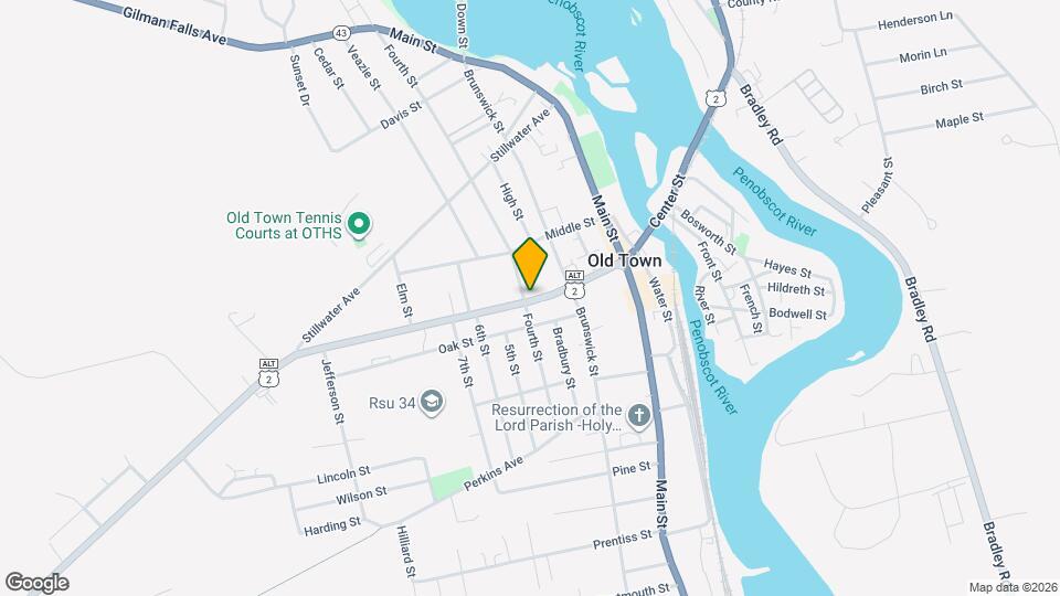 203 Center St Mapa y Detalles de la Ubicación