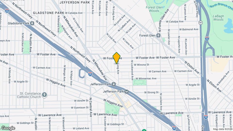 5128 N Long Ave, Unit 1 Mapa y Detalles de la Ubicación