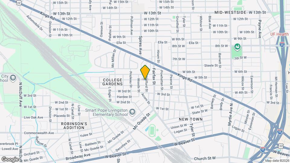 1422 Stafford St Map and Location Details