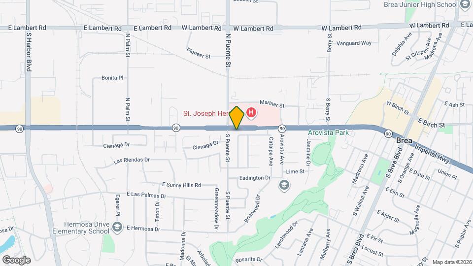 1029 Oleander St, Unit B Map and Location Details