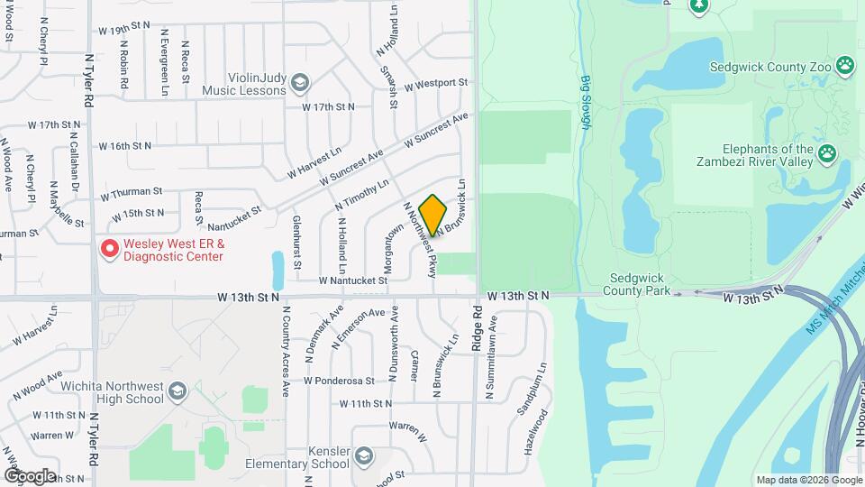 1460 N Northwest Pkwy Map and Location Details