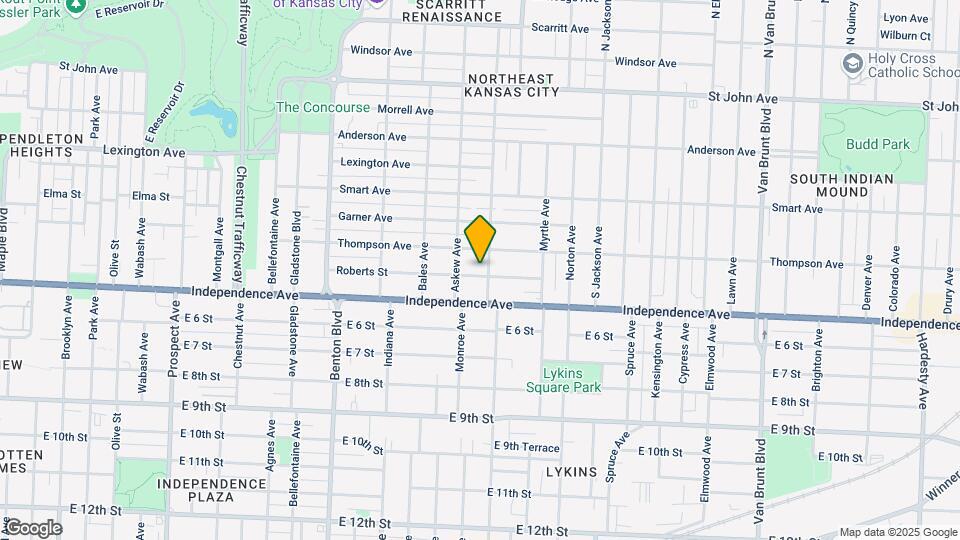 3618 Roberts St Map and Location Details