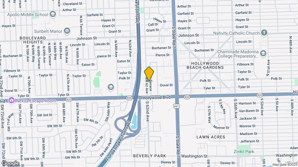 225 NW 62nd Ave Map and Location Details