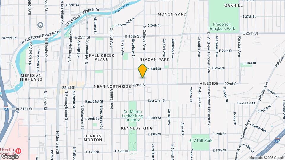 2216 N College Dr Map and Location Details