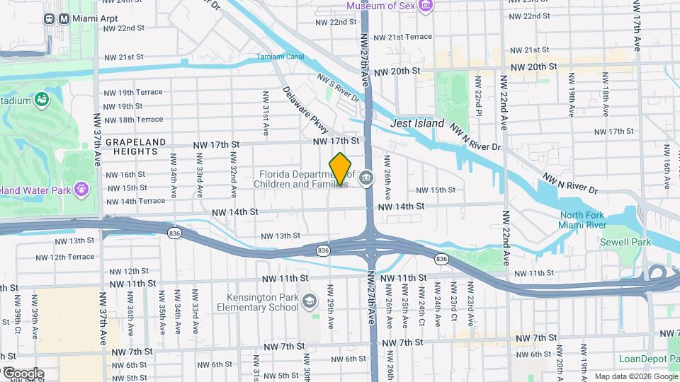 2816 NW 15th St Map and Location Details