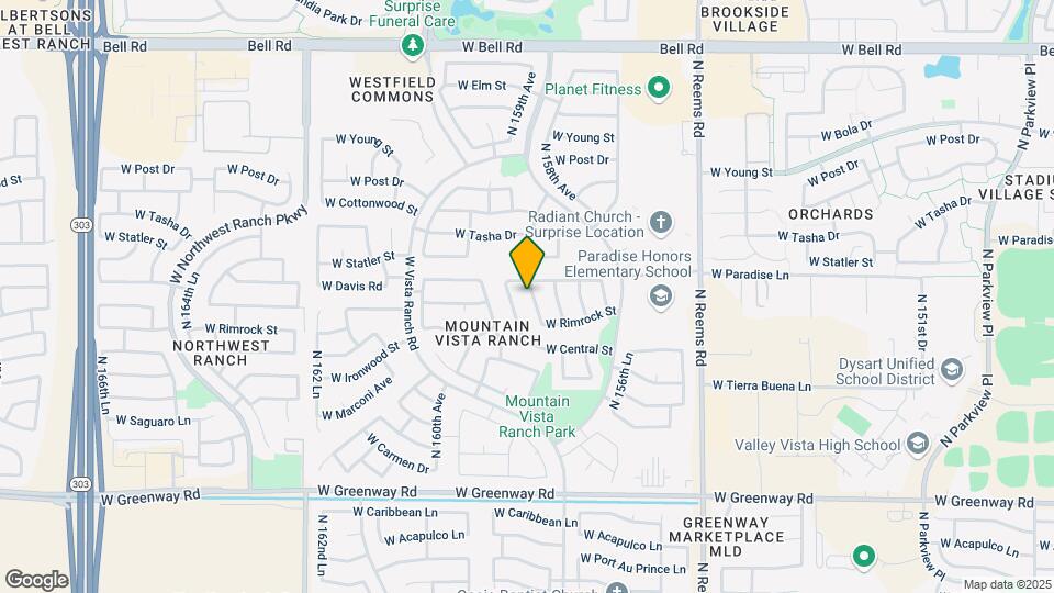 16186 N 158th Dr Map and Location Details
