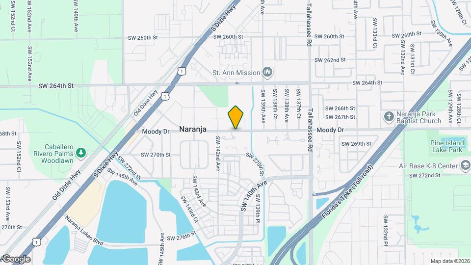 14130 SW 260th St, Unit 103 Map and Location Details