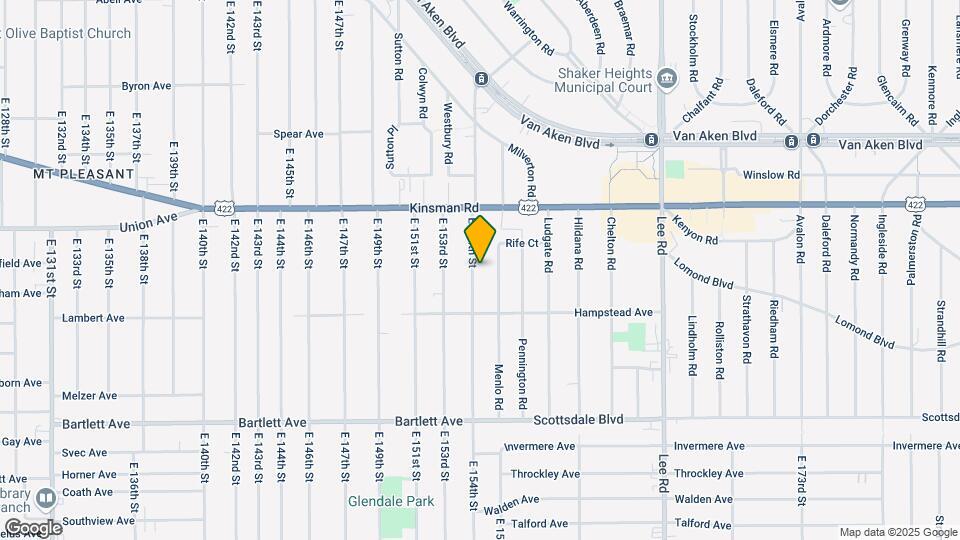 3569 E 154th St Map and Location Details