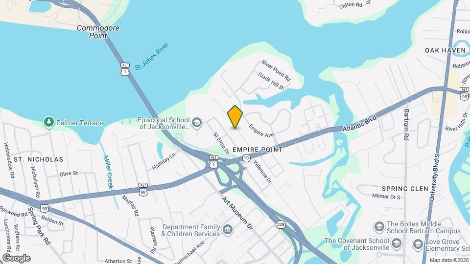 1414 Glengarry Rd Map and Location Details