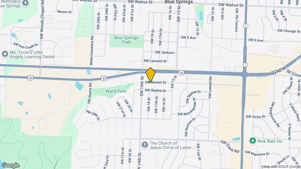 1708 SW Sunset Ave Map and Location Details