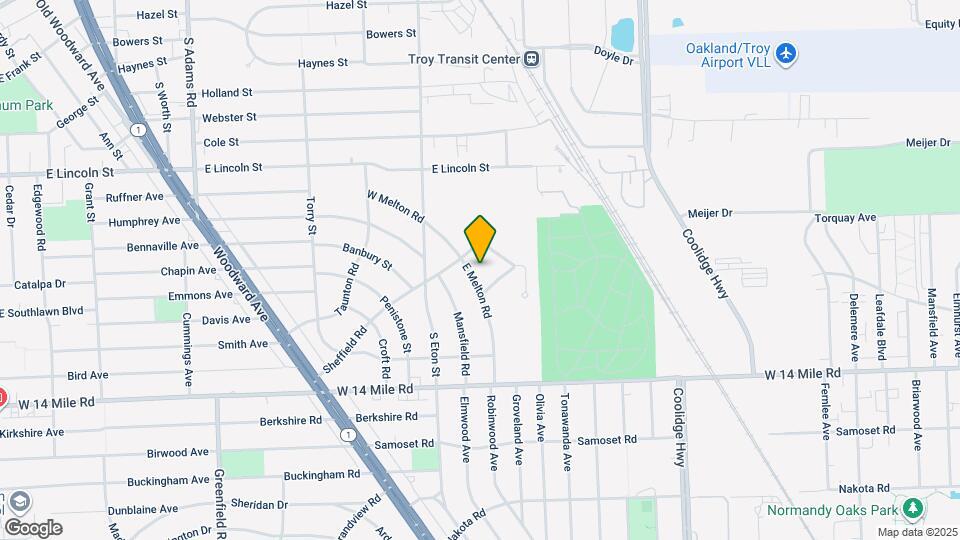 1577 E Melton Rd Map and Location Details