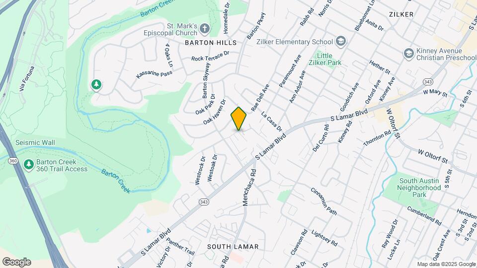2308 Barton Village Cir Map and Location Details
