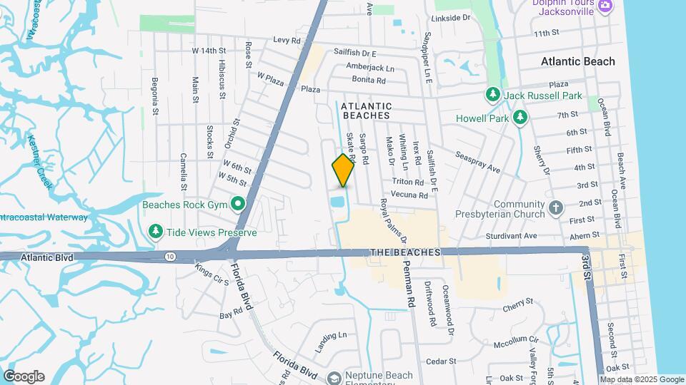 756 Aquatic Dr Map and Location Details