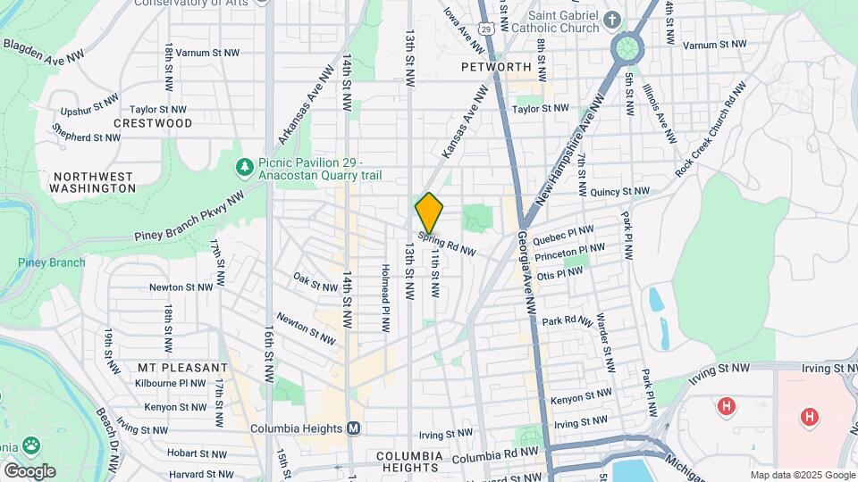 3650 11th St NW Map and Location Details
