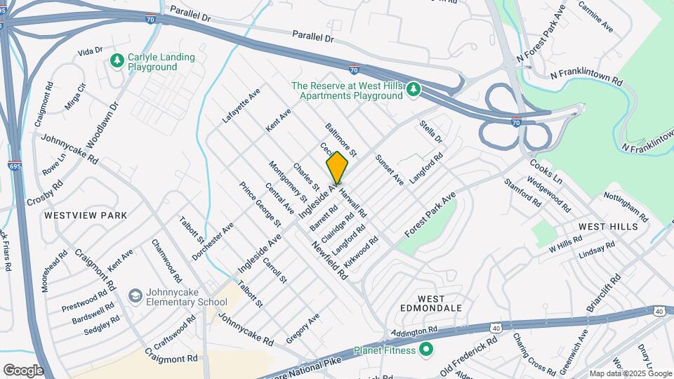1439 Ingleside Ave Map and Location Details