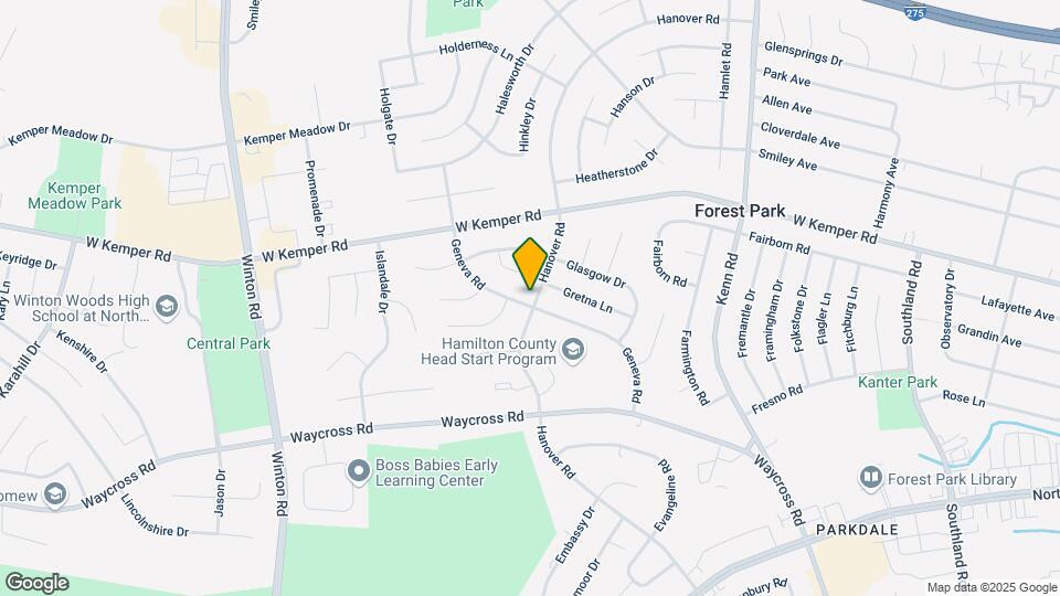 11501 Hanover Rd Map and Location Details