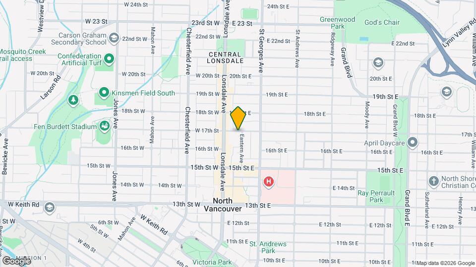 135 17th Street E Map and Location Details