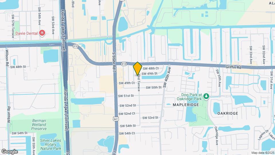 4917 SW 43rd Terrace Map and Location Details