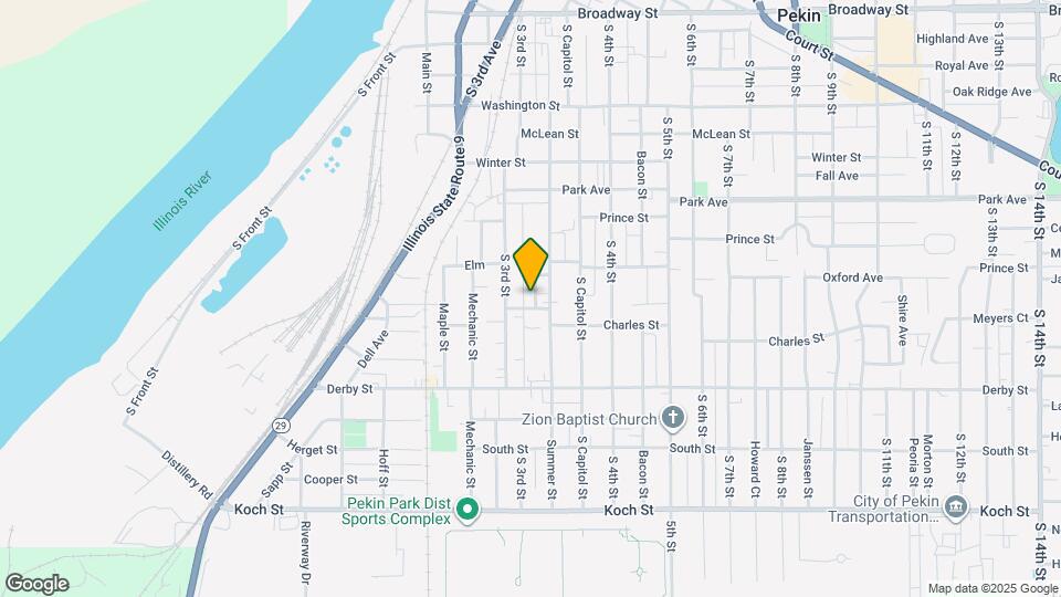 1117 Woodlawn Ct Map and Location Details