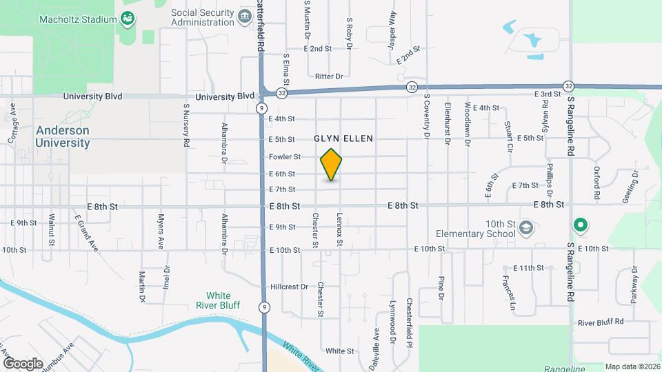 2412 E 7th St Map and Location Details