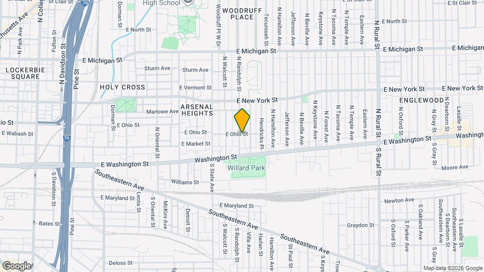 43 N Randolph St Map and Location Details