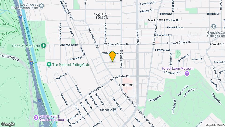 338 Magnolia Ave Map and Location Details